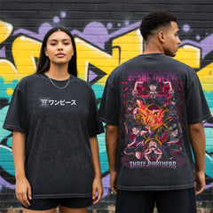 Camiseta de gran tamaño Three Brothers