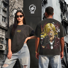Anime Blonde Fighter - Oversize