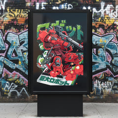 Red Mecha Strike - Oversized