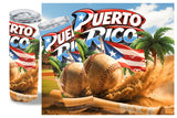 Puerto Rico Baseball Tumbler