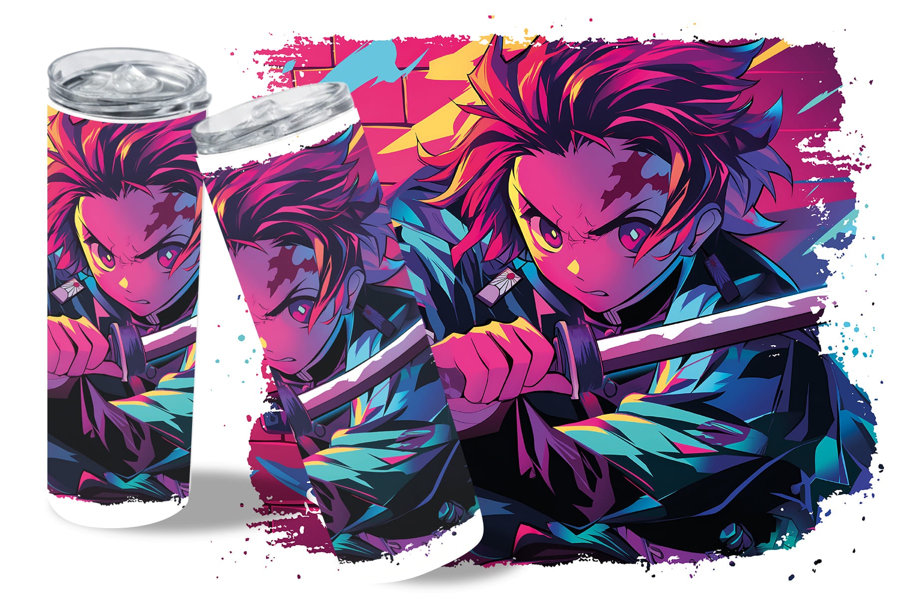 Crimson Blade Warrior Tumbler