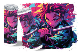 Crimson Blade Warrior Tumbler