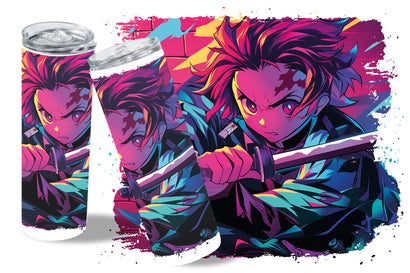 Crimson Blade Warrior Tumbler