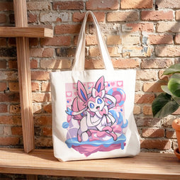 Pastel Ribbon Fox - Tote Bag