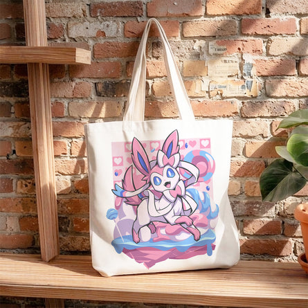 Pastel Ribbon Fox - Tote Bag