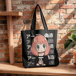 Pink Hair Anime Girl - Tote Bag