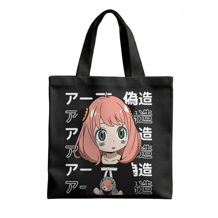 Pink Hair Anime Girl - Tote Bag