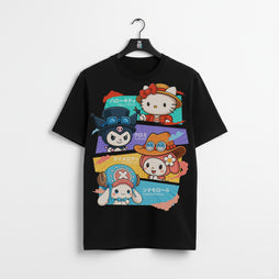 Camiseta de Hello Kitty x One Piece – Edición Pirate Crew
