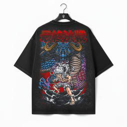 Camiseta Luffy Gear 5 – Batalla Final Edición Oversize