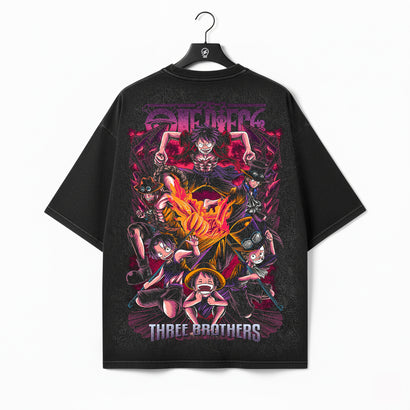 Camiseta de gran tamaño Three Brothers