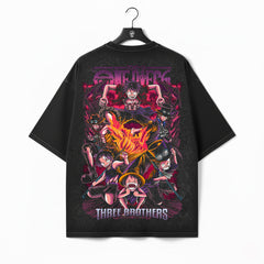 Camiseta de gran tamaño Three Brothers